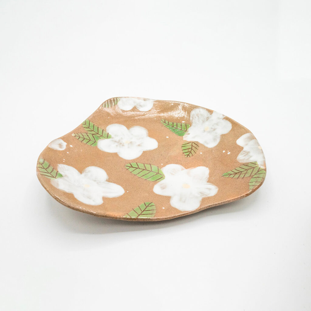 Assiette organique "Jardin"