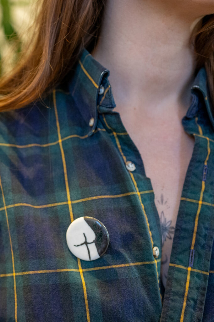 Broche ronde