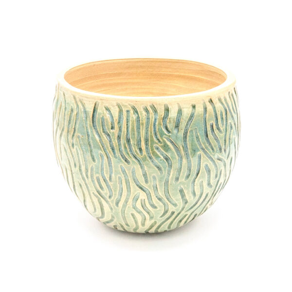 Pot de fleur gravé Sillage